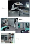 Library and upstair bedrooms